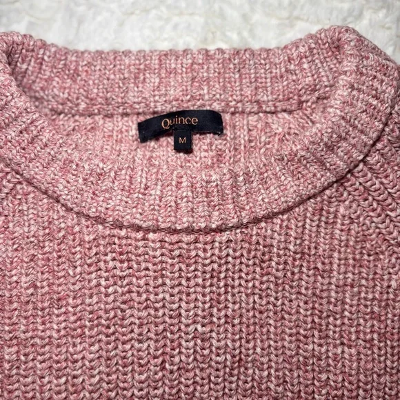 Quince Soft Pink Knit Pullover - Picture 2 of 3